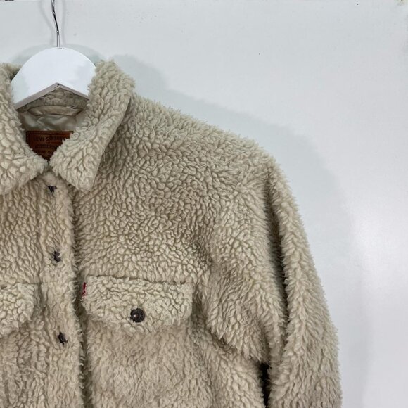 Levis Denim Jacket Styled Fleece - Picture 2 of 3